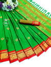 New Weaving Cotton Silk Saree With Tassels